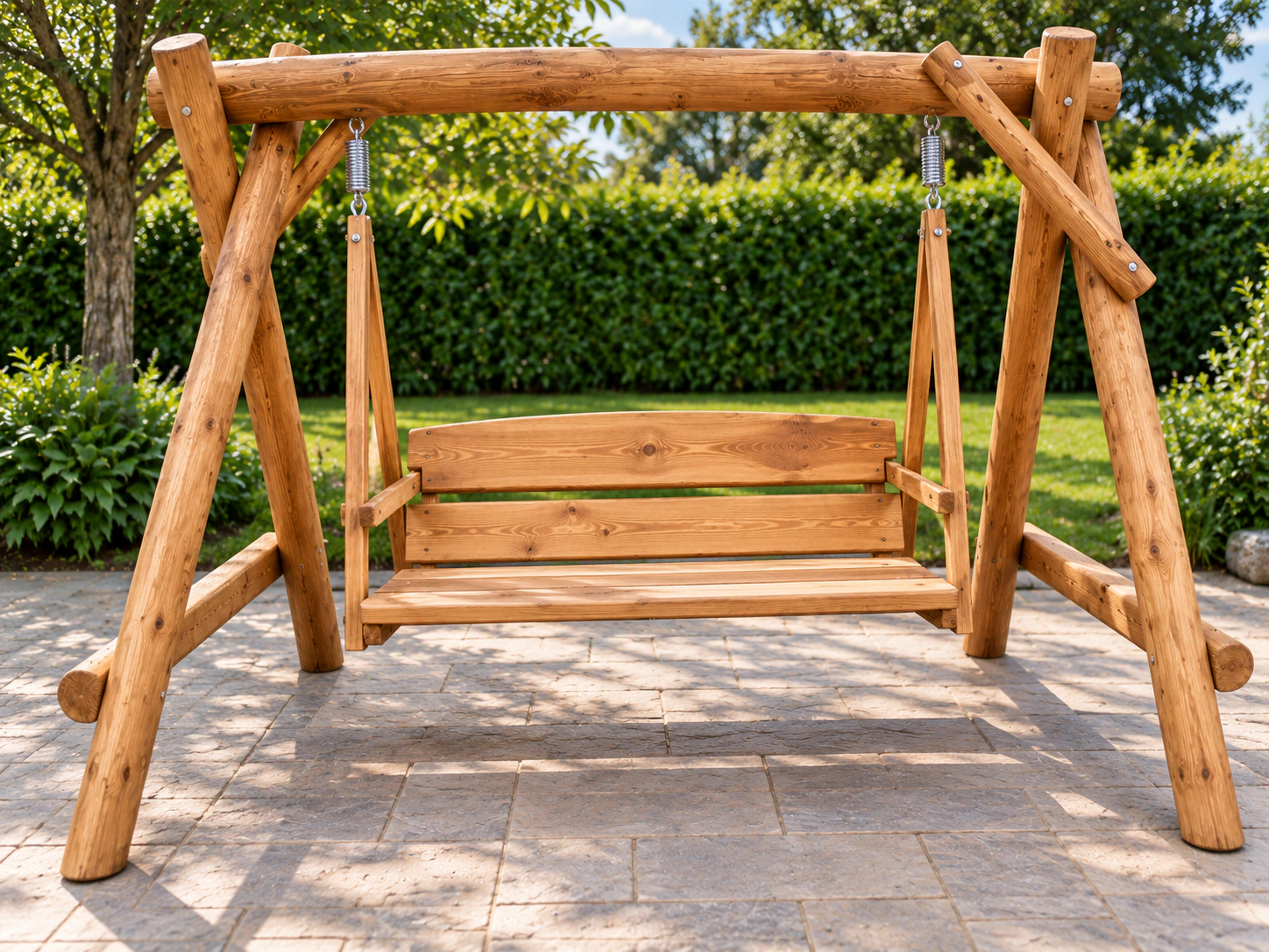 Gartenschaukel aus Holz