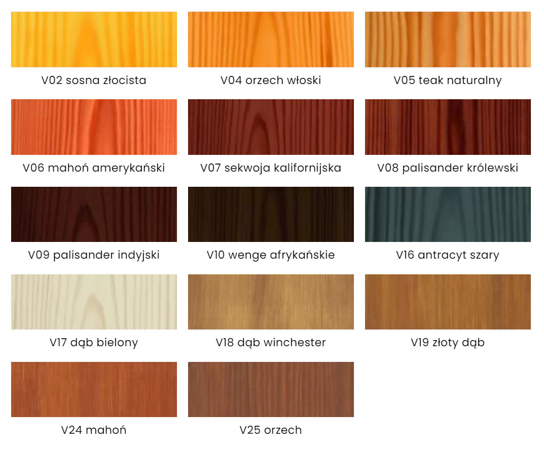 Verfügbare Farben