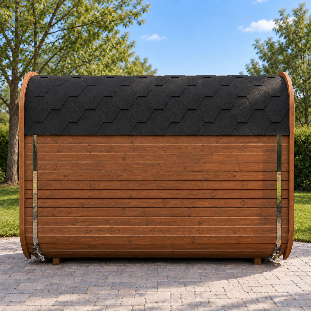CUBE 250 Sauna aus Holz